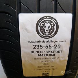 2 GOMME 235 55 20 DUNLOP A66333