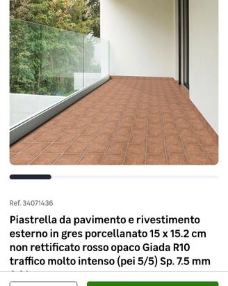 Piastrelle da esterno