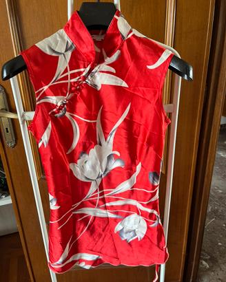 Blusa tradizionale cinese stile qipao