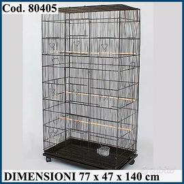 VOLIERA PER VOLATILI Cod.80405 BLACK