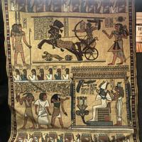 (Egiziano) Coperta da parete con ricamo egiziano