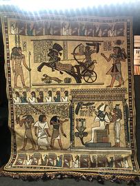 (Egiziano) Coperta da parete con ricamo egiziano