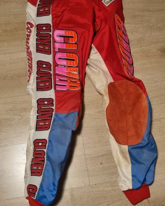 Pantaloni Clover da cross anni 80 nuovi TG.50