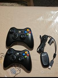 2 Controller Joystick Xbox 360 Pc + ricevitore