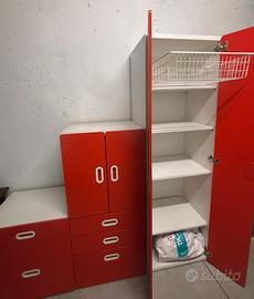 Armadio cameretta ikea colore rosso