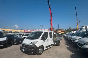 FIAT DUCATO 2.3 E6 DOPPIA CABINA GRU+CASSONE
