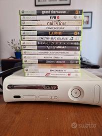 Microsoft Xbox 360 60GB + 2 Gamepad + 12 Giochi