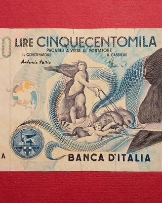 500.000 lire Raffaello MA004219A 6 maggio 1997