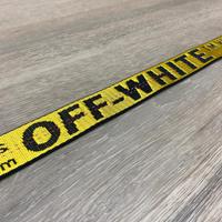 Cintura Off-White gialla regolabile