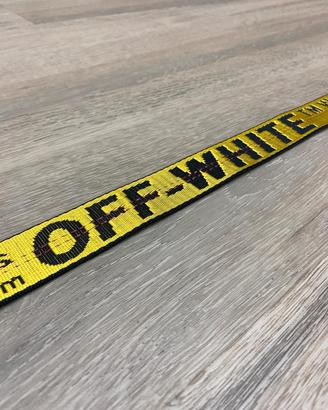 Cintura Off-White gialla regolabile