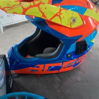 Casco acerbis x-track + maschere