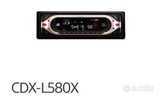 Autoradio SONY CDX L580X  			