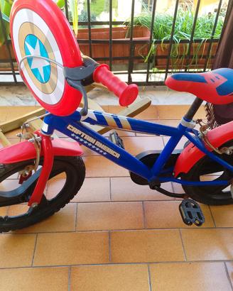 Bicicletta bambino Capitan America