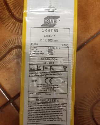 elettrodi esab basici  ok 67.60  2.5x300