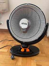 Stufa alogena al carbonio a parabola White 1000W
