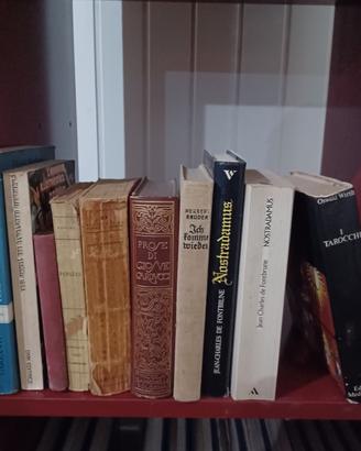 lotto 10 libri vari Nostradamus, ecc ecc..