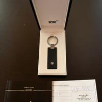 Portachiavi Montblanc in pelle e metallo