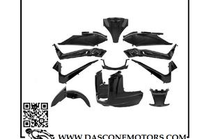 KIT CARENE NERO LUCIDO X-MAX 2005 2009