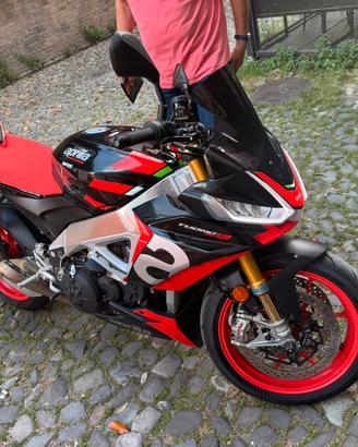 Aprilia Tuono V4 Factory Akrapovic mappa Race