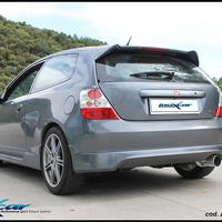 Linea Scarico Sportivo Inoxcar Honda Civic Type-R