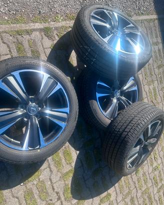 ruote cerchi 225/50/18 lexus originale