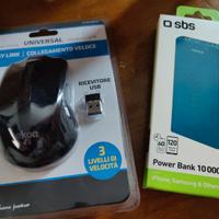 POWERBANK 10000 mah NUOVO PIU MOUSE OMAGGIO