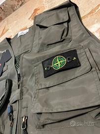 Stone Island Green Tactical Vest