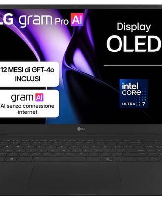 Notebook gram Pro 16" OLED,
Windows11 Home, Ultra