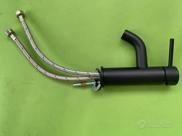 Miscelatore per lavabo jacuzzi gun nero
