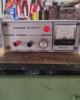 allimentatore reg.oz-15V Mesa elettronica  MS 3C