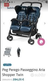 passeggino gemellare Peg perego
