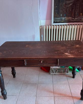 Tavolo campagnolo antico fine 800