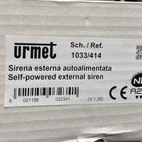 Sirena esterna autoalimentata