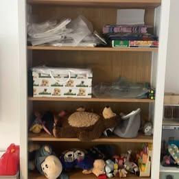 Hemnes libreria bianco/marrone chiaro 90x197 cm
