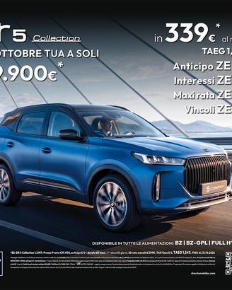 NEW DR 5 COLLECTION FULLHYBRID NUOVA DA IMM.