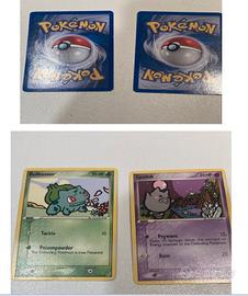 SET 14 carte collezionabili POKEMON VINTAGE