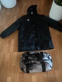 Piumino originale adidas piu borsone soortivo nike