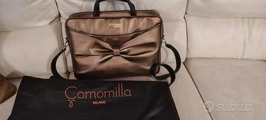 borsa porta PC camomilla, nuova