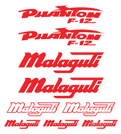 KIT Adesivi Malaguti F12 Phantom stickers grafiche