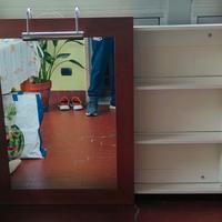 SPECCHIERA BAGNO CON CONTENITORE