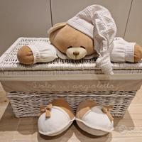 Baule cesta Bianco portagiochi