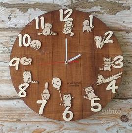 Orologi personalizzati in legno e plexiglass