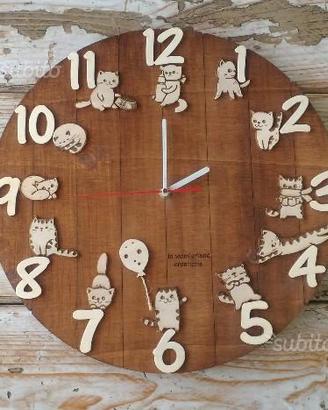 Orologi personalizzati in legno e plexiglass