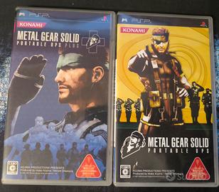 METAL GEAR SOLID PORTABLE OPS e ops PLUS Jap PSP