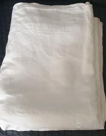 Lenzuolo Sopra Matrimoniale 120% lino casa - Puro 