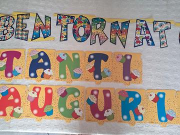 Festoni augurali decorazioni per le feste