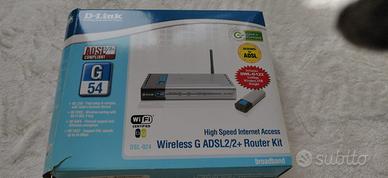 MODEM ROUTER D-LINK DSL-924  Internet no fibra