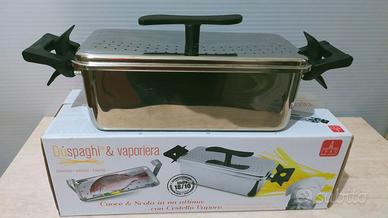 Spaghettiera Duspaghi e vaporiera
