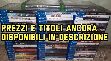 Giochi per Playstation 4, Playstation 5 e XBOX ONE
