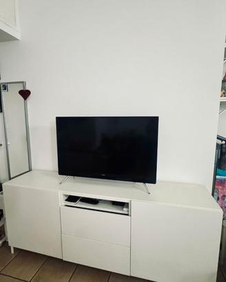 Combinazione di mobili per TV, bianco